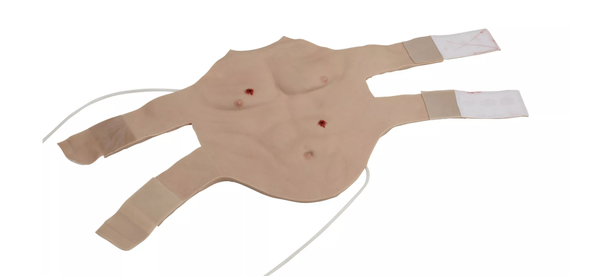 Brusthaut mit Schußwunden zum Umschnallen - Erler - Zimmer